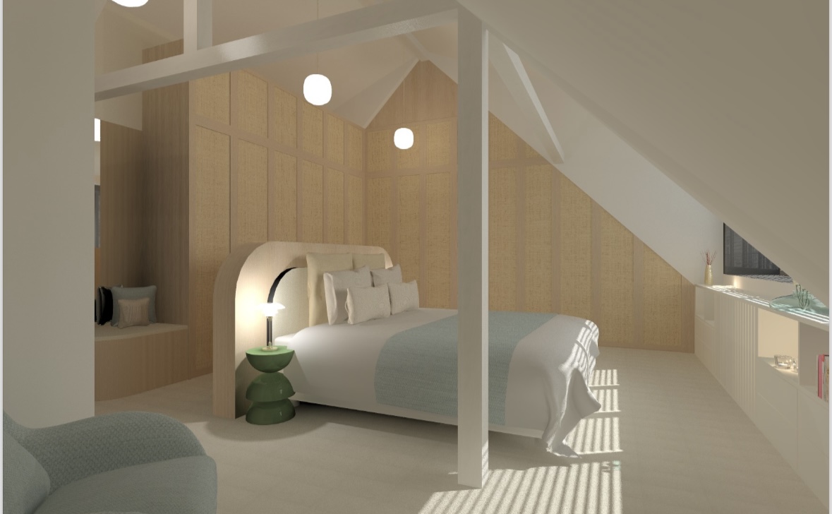 Image of a master bedroom interior in Verlorenkost